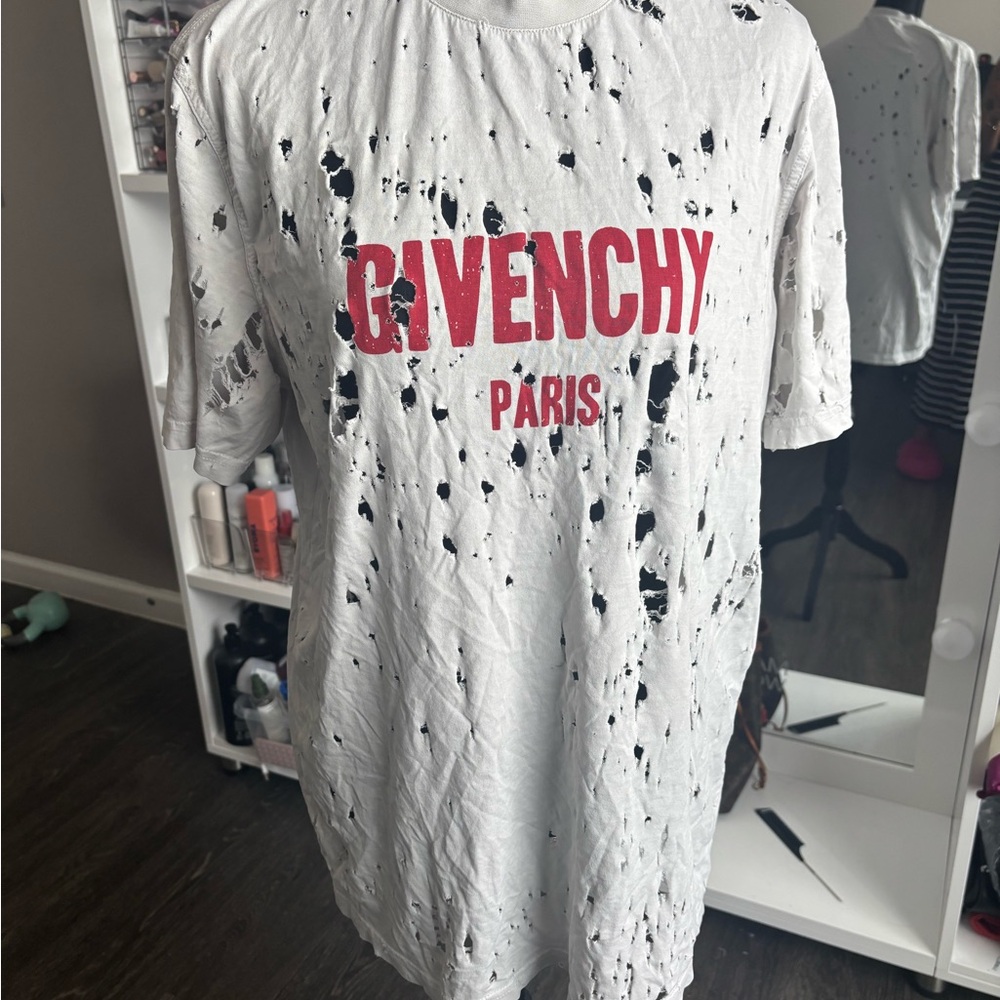 Givenchy White Cotton T-Shirt